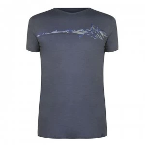 Image of Millet Wool Blend T Shirt - Flint