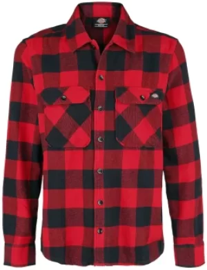 Image of Dickies New Sacramento Shirt Longsleeve red