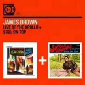 Image of James Brown - Live at the Apollo/Soul On Top CD Album - Used
