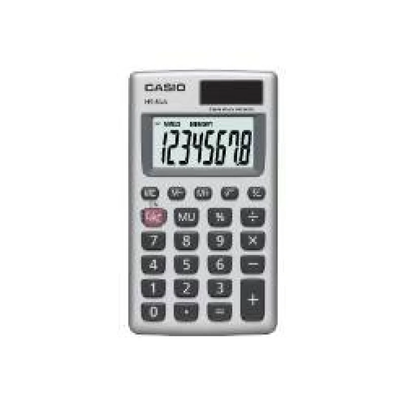 Image of Casio HS-8VA calculator Pocket Basic Grey. White