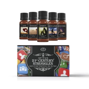 Image of Mystic Moments 21st Century Struggles Essential Oils Blend Gift Pack