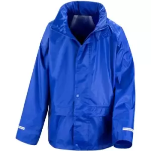 Image of Result Core Childrens/Kids Unisex Junior Rain Suit Jacket And Trousers Set (3-4) (Royal)