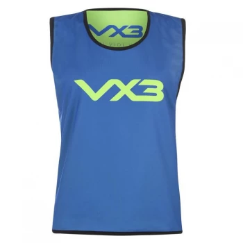 Image of VX-3 Reversible Mesh Hi Viz Training Bib Junior - Blue