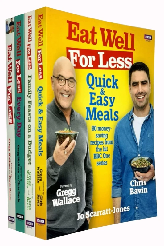 Image of Eat Well For Less Collection 4 Books Set By Jo Scarratt-Jones Quick and Easy Meals Jo Scarratt-Jones Books