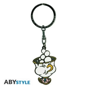 Image of Disney - The Beauty & The Beast/ Chip Metal Keychain