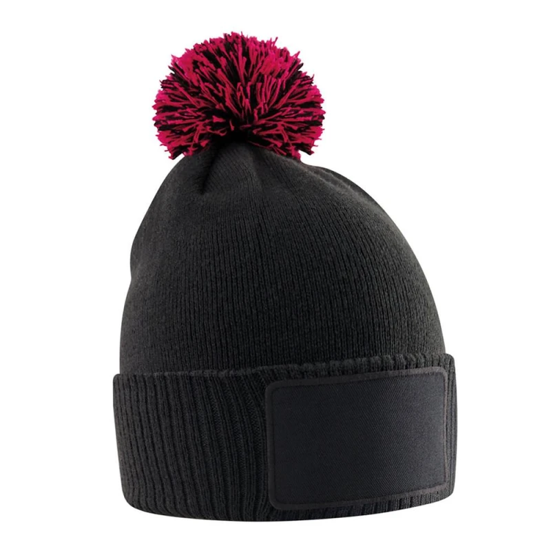 Image of Beechfield RW11104 girls's Children's beanie in Black