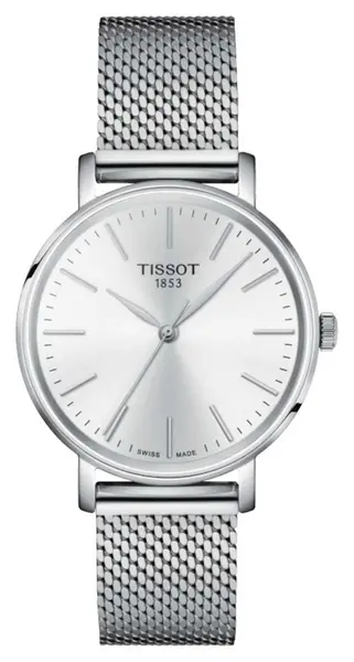 Image of Tissot T1432101101100 Womens Everytime Silver Dial Watch