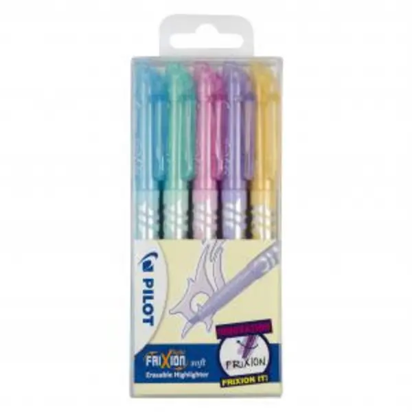 Image of Pilot FriXion Erasable Highlighter Pen Chisel Tip 3.8mm Line Assorted EXR31396PT