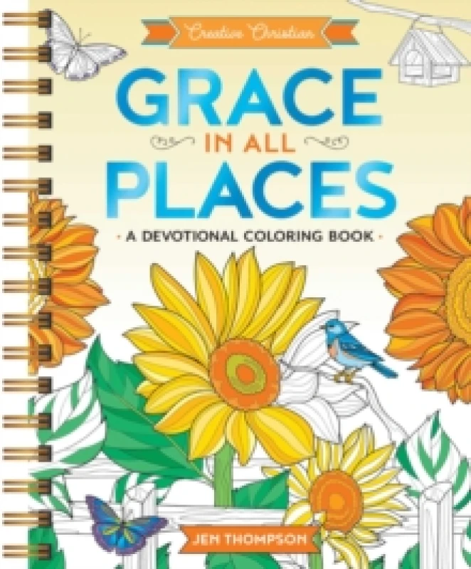 Image of Grace in All Places : A Devotional Coloring Book Spiral bound