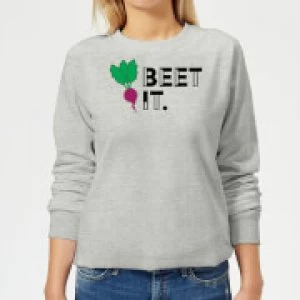 Image of Beet It Womens Sweatshirt - Grey - 5XL