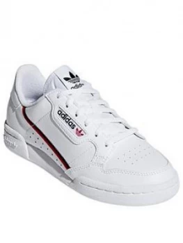 Image of Adidas Originals Continental 80 Junior Trainers - White