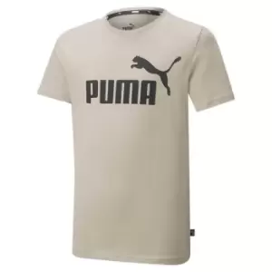Image of Puma No1 Logo T Shirt - Beige