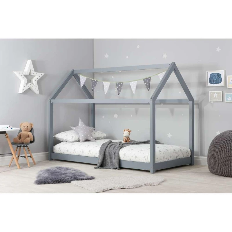 Image of Birlea House Bed Grey