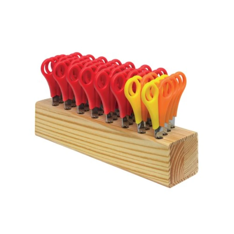 Image of Westcott Kids Scissor Block Assorted 130mm (32 Pack) E-112TidyREC 00