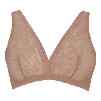 Image of Emporio Armani Underwear Emporio Armani Knitted Bralette - Almond 03914