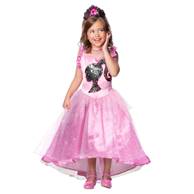 Image of Rubies Official Barbie Princess Child Dress Kids Fancy Dress Small 3-4 Years