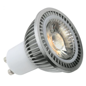 Image of KnightsBridge 5W LED COB GU10 Dimmable Bulb - Cool White
