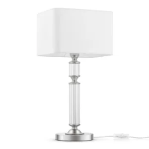 Image of Classic Ontario Chrome Table Lamp with Shade