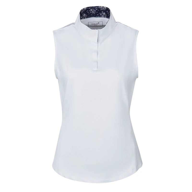 Image of Dublin Ria Sleeveless Competition Shirt Off White female