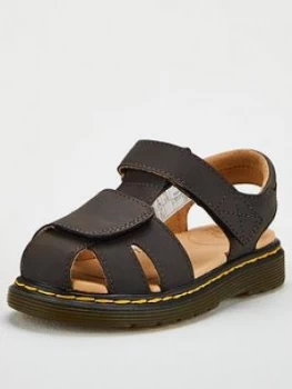 Image of Dr Martens Childrens Moby Il Sandal - Brown