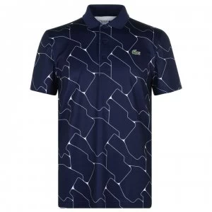 Image of Lacoste DH8625 Polo Shirt Mens - Navy