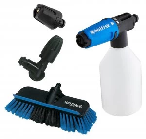 Image of Nilfisk Click and Clean 4 Piece Car Cleaning Kit