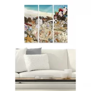 Image of MDFftr1005 Multicolor Decorative MDF Painting (3 Pieces)