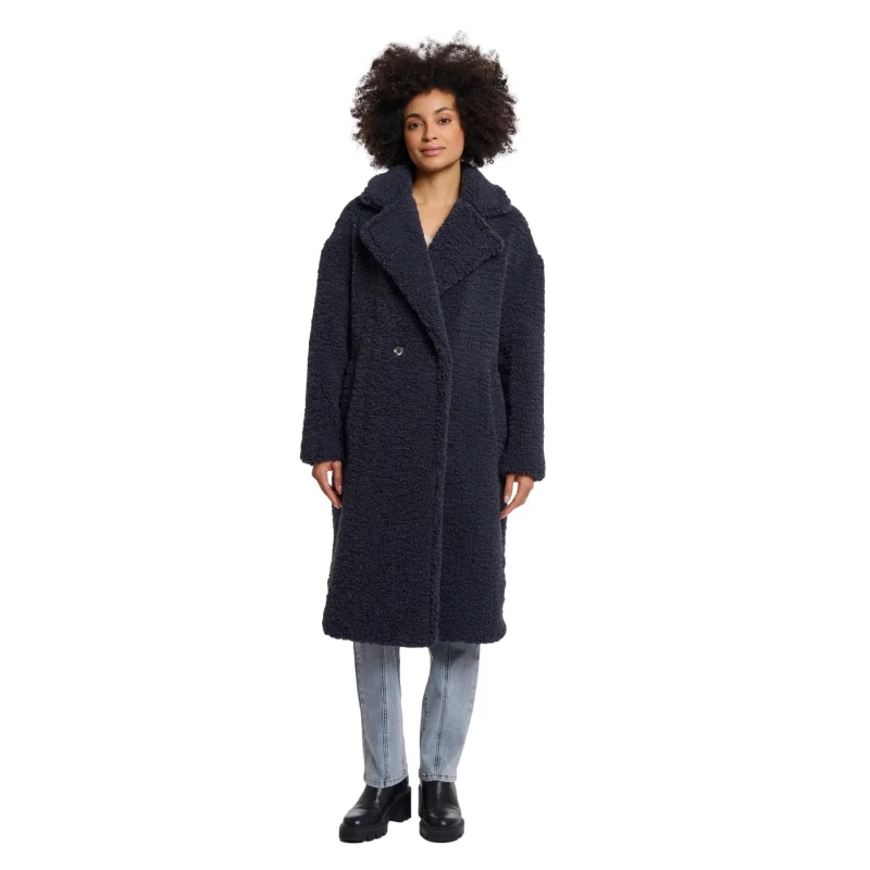 Image of Rino & Pelle Womens double-breasted coat Rino & Pelle Elicia Bleu Female 40