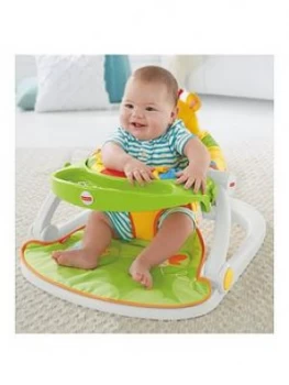 Image of Fisher Price Giraffe Sit Me Up Floor Seat With Tray