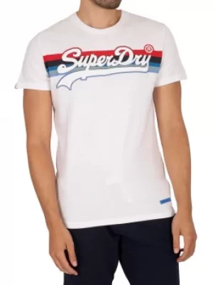 Image of Vintage Logo Stripe T-Shirt