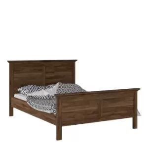 Image of Paris Double Bed (140 X 200) In Walnut