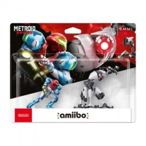 Image of SAMUS And EMMI Metroid Dread Amiibo 2 Pack for Nintendo Switch Game