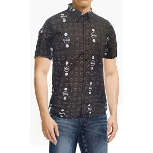 Image of The Beatles - Drum and Apples Unisex Medium T-Shirt - Black