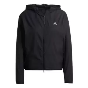 Image of adidas Run It Windbreaker Womens - Black