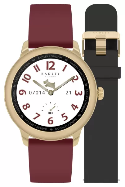 Image of Radley RYS07-2070-SET Series 07 Womens Activity Tracker Red Watch
