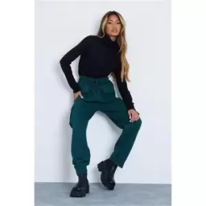Image of I Saw It First Khaki Cargo Straight Leg Jogger - Green