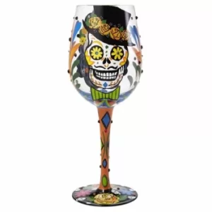 Image of Sugar Skulls Wine Glass