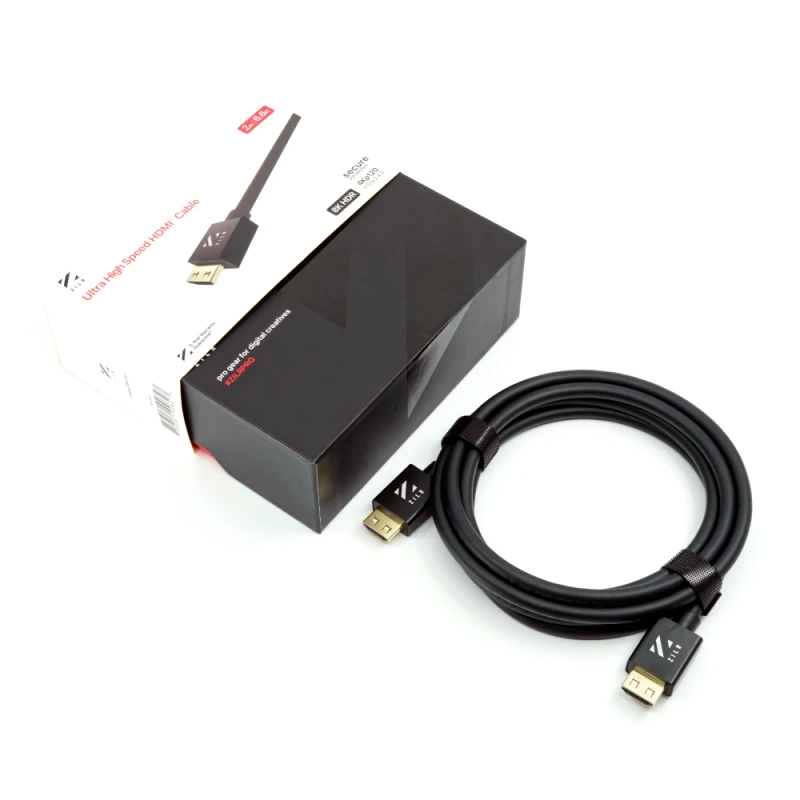 Image of Zilr Ultra High Speed HDMI Cable with Ethernet (8Kp60 Secure...