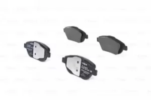 Image of Bosch 0986494438 BP1360 Brake Pad Set Disc Brake Front Axle