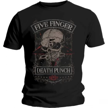 Image of Five Finger Death Punch - Wicked Unisex XX-Large T-Shirt - Black
