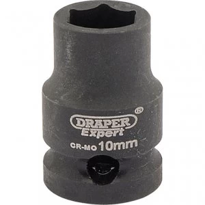 Image of Draper Expert 3/8" Drive Hi-Torq Hexagon Impact Socket Metric 3/8" 10mm