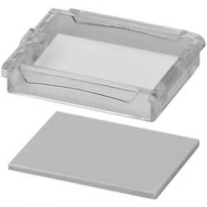 Image of DIN rail casing lid 45 x 17.8 x 8 Polycarbonate PC Transpa