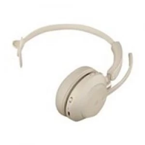 Image of Jabra Evolve2 65 USB-C MS Mono Headset - Beige