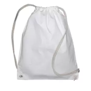 Image of Jassz Bags Drawstring Backpack (One Size) (White)