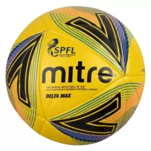 Image of Mitre Delta Max SPFL Football - Yellow