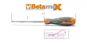 Image of Beta Tools 1293BP Beta MAX Ball End Hexagon Driver 5mm 012930509
