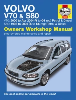 Image of Volvo V70 & S80 Petrol & Diesel (98 - 07) S to 07 4263 HAYNES