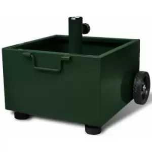 Image of Outdoor Umbrella Stand Plant Pot Green Vidaxl Green
