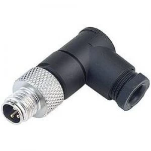 Image of Binder 99 3385 00 03 Series 768 Sensor Actuator Connector M8 Screw Cap Angled
