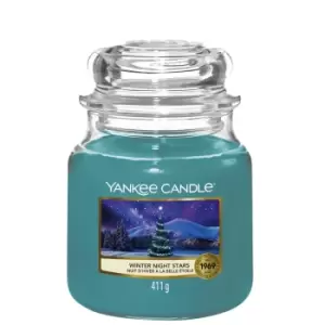 Image of Yankee Candle Christmas 2022 Medium Winter Night Stars 411g
